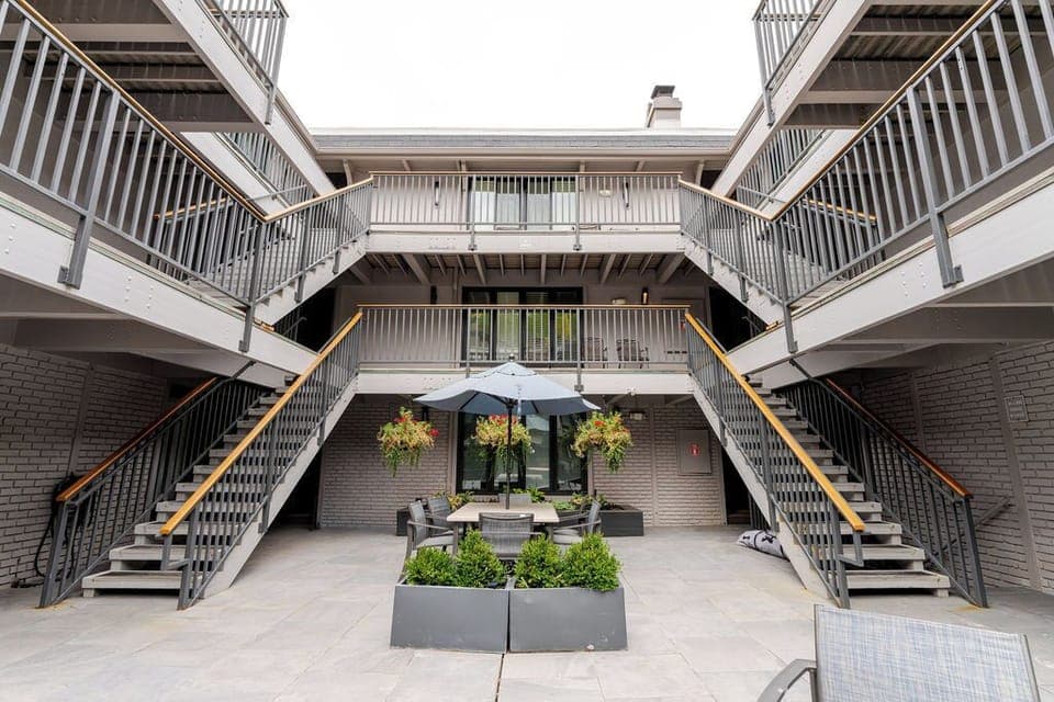 Complex Shared Patio