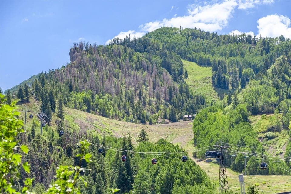 Enjoy Aspen Mountain views from your expansive windows and top-floor location.
