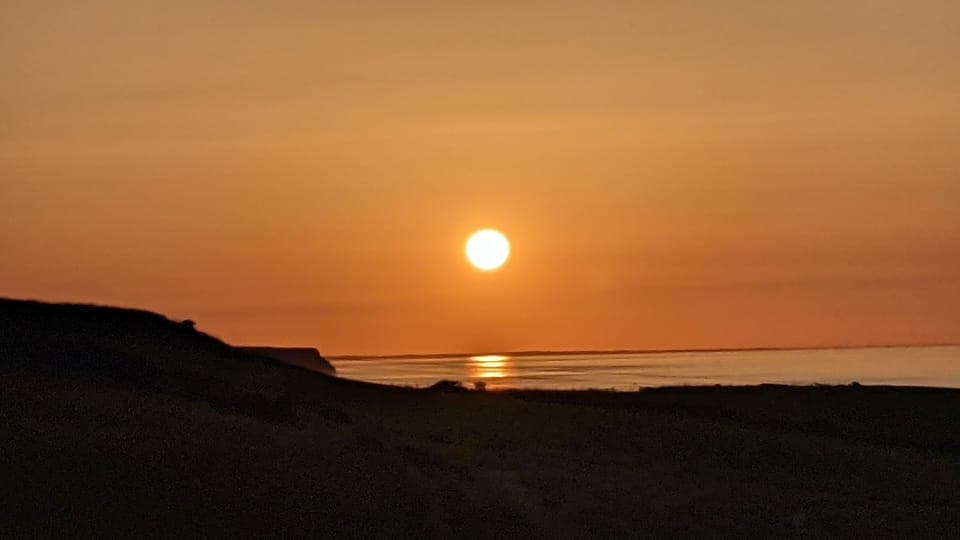 Sunset from the light house 