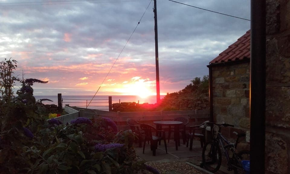 Sunrise from the patio