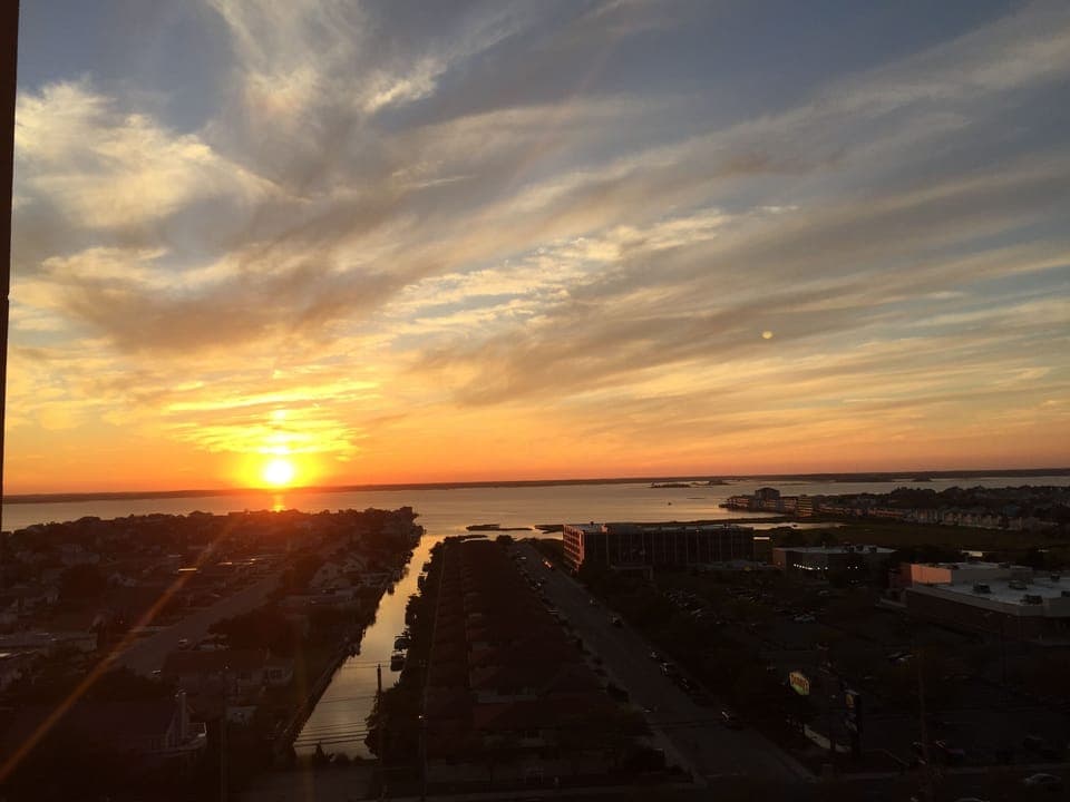 Sunsets like this are every night from your private west facing balcony!