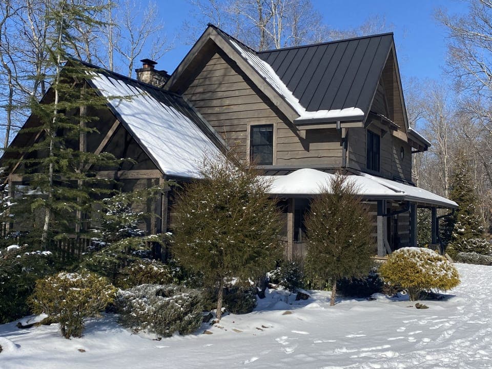 Beautiful on a snowy winter day