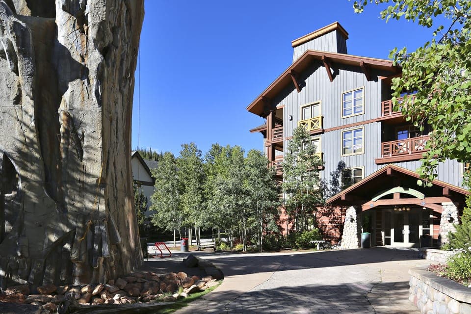Climbing Wall - located right outside your front door.
