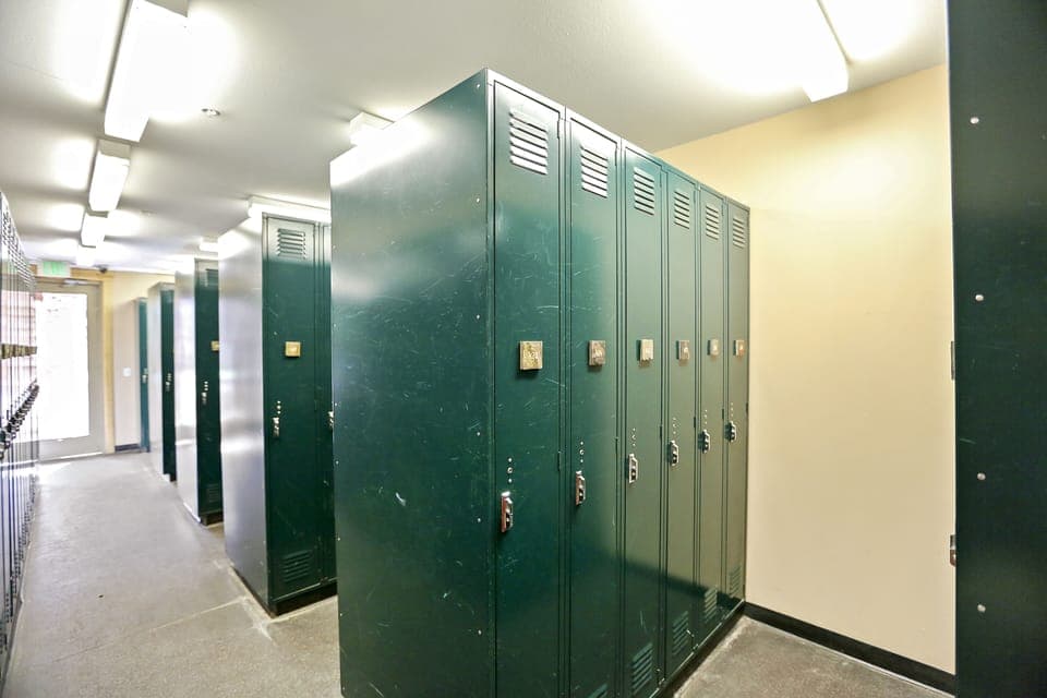 Free Ski Lockers located on first floor of Tucker Mountain Lodge.