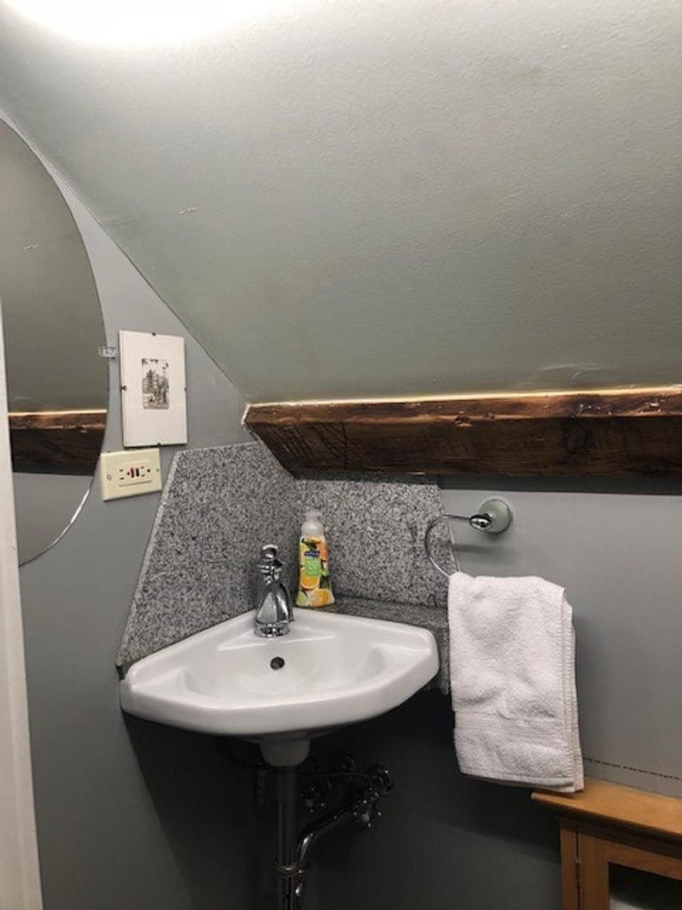 Little powder room (bathroom) on the 3rd floor