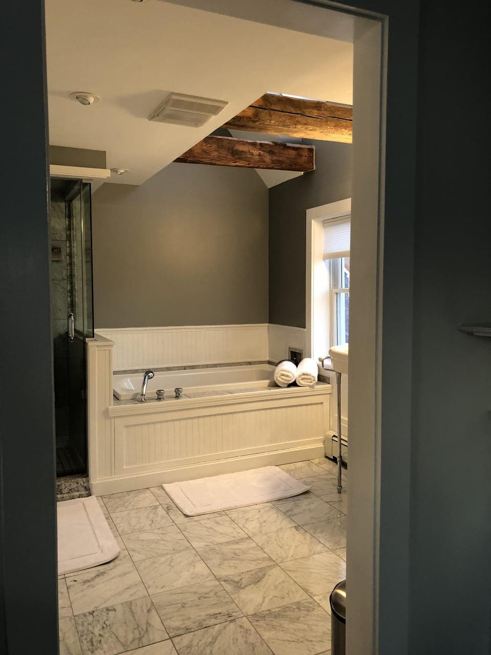 Relax in the soaking tub!