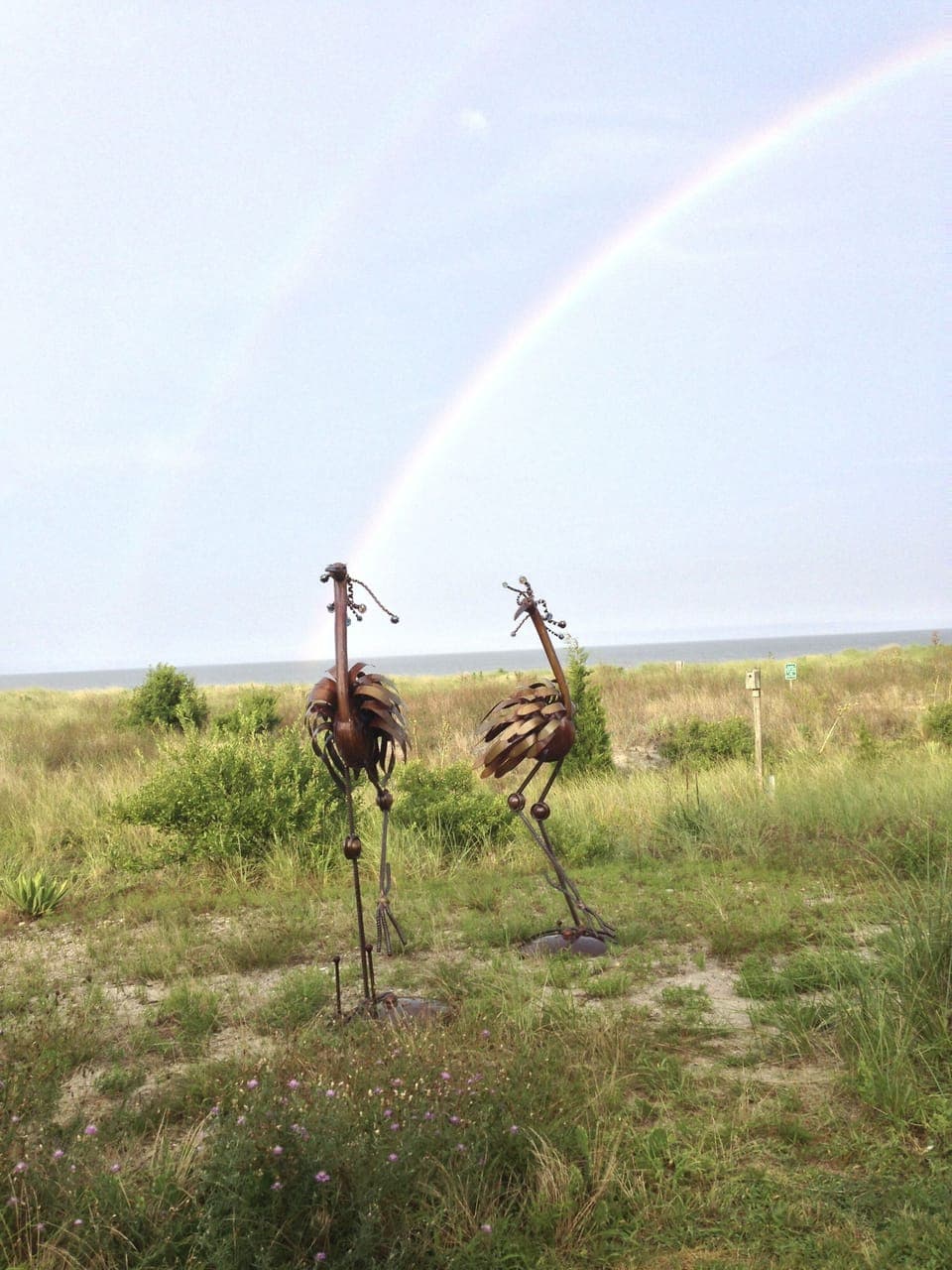Lounge with The Prude & the Suitor (sandrawebberking.com) and a double rainbow.