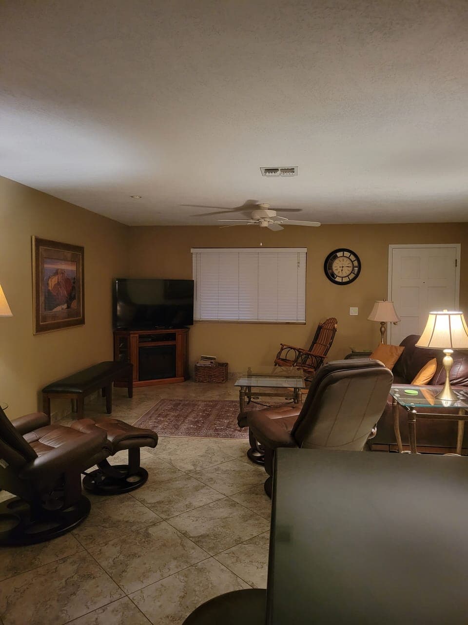The Living Room.  You can see the front door.