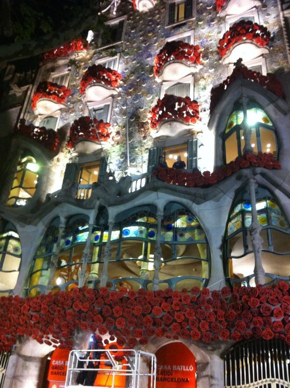 Casa Batlló  Gaudí at nigh