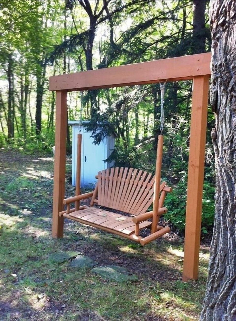 Swing in the yard
