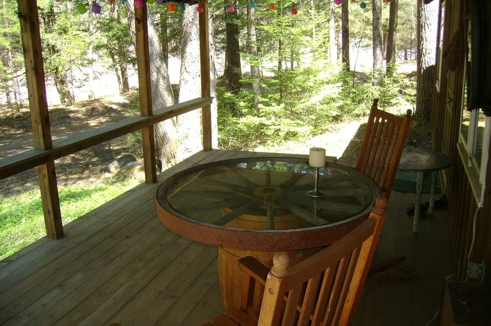 River View - A perfect spot for morning coffee or evening dinner 