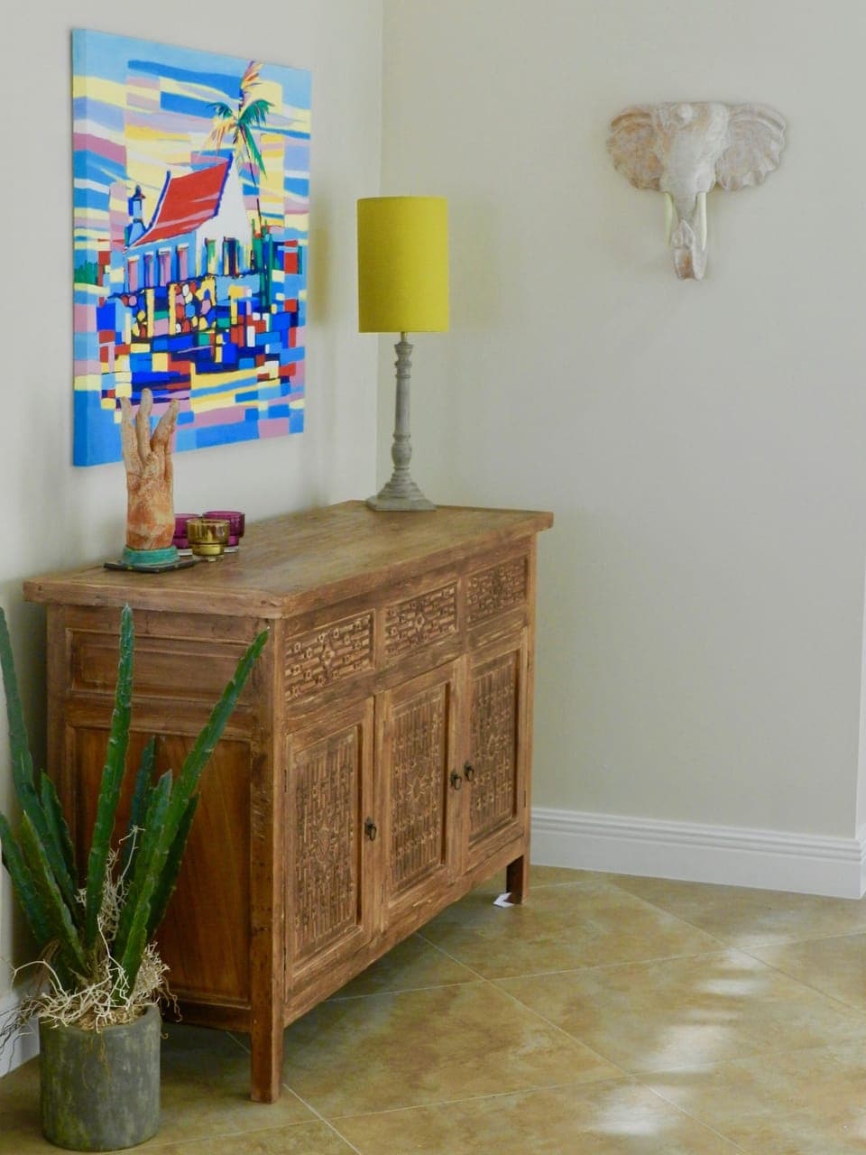 The Penthouse is full of bright colors to keep you smiling!