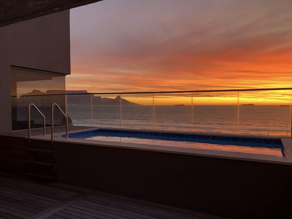 Amazing sunset form private patio