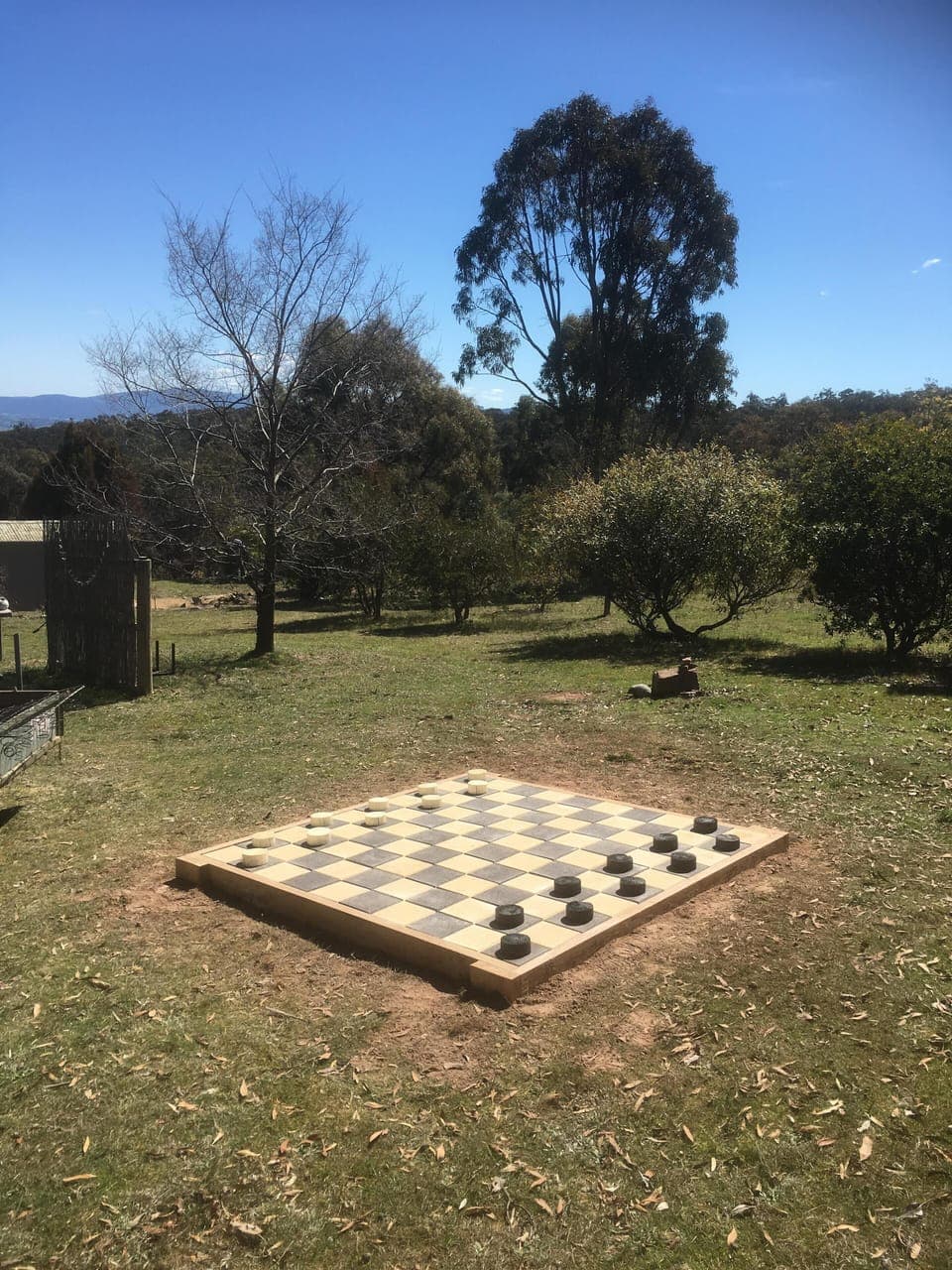 Outdoor checkers