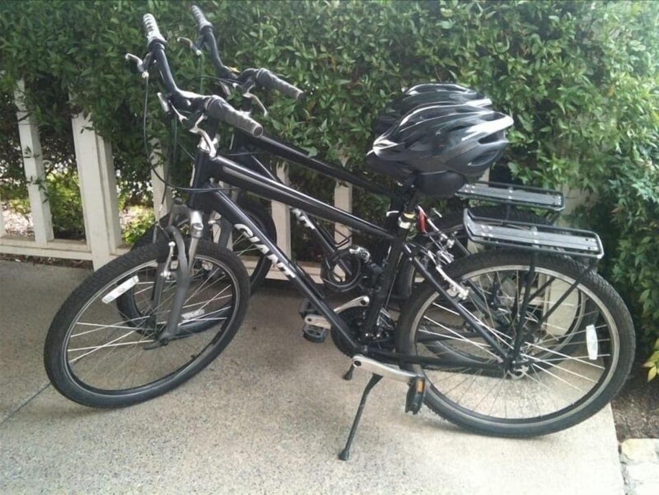 2 bikes included in your rental.