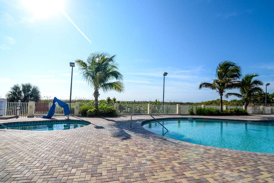 MAIN POOL AND HOT TUB