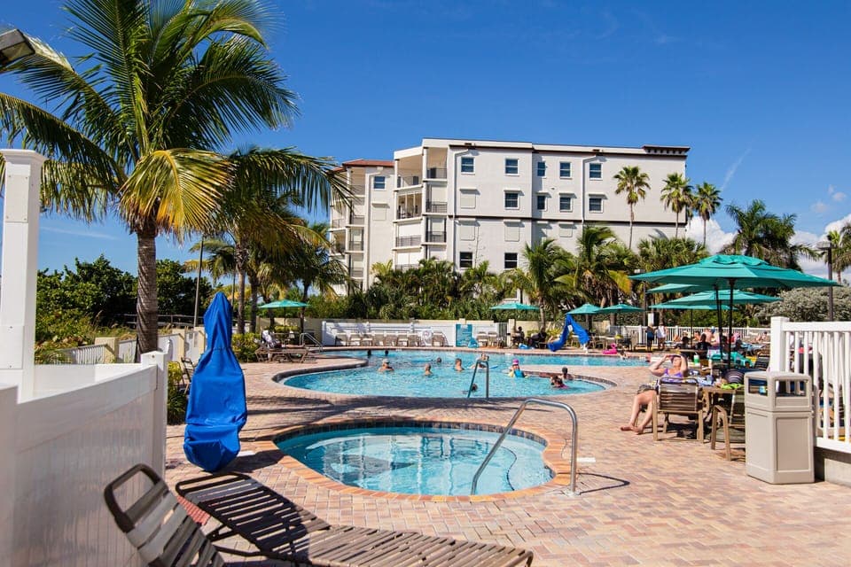 MAIN POOL AND HOT TUB