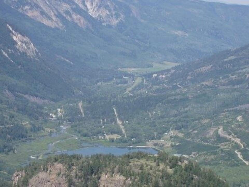 Beaver Lake and the Town of Marble - view from Sheep Mountain