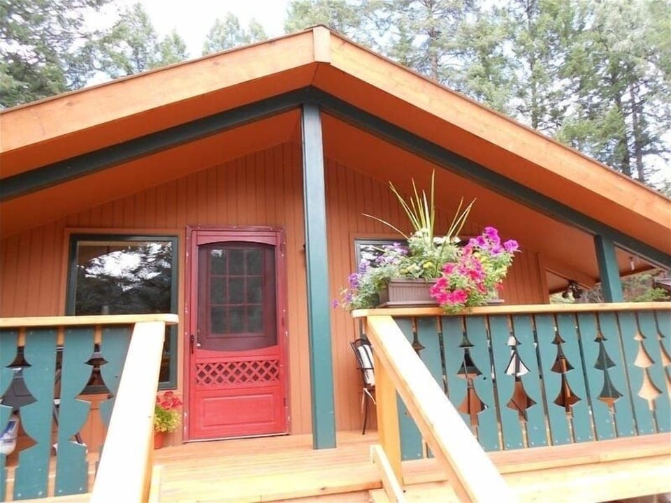 Enjoy views from the front deck.