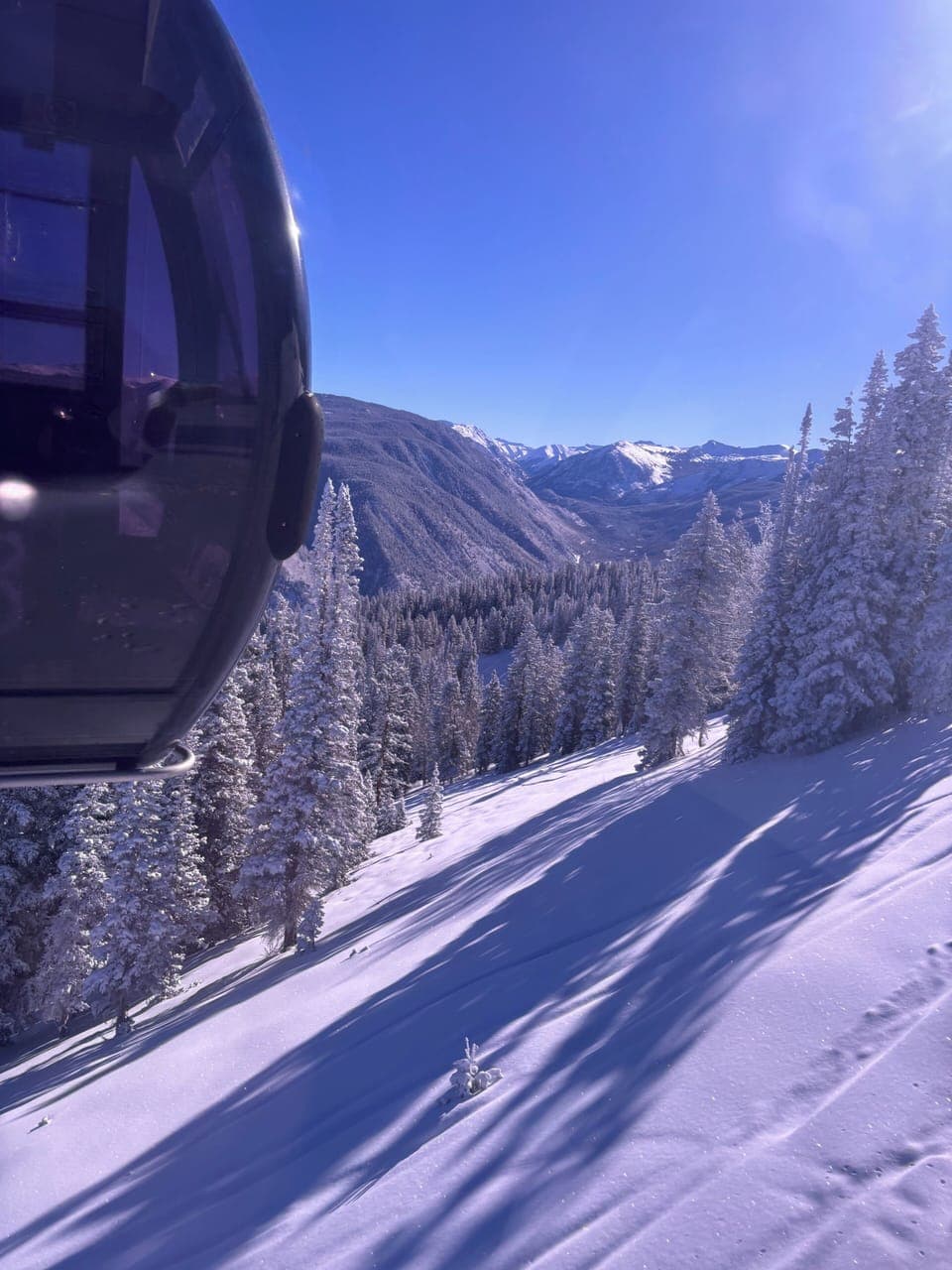 View from gondola