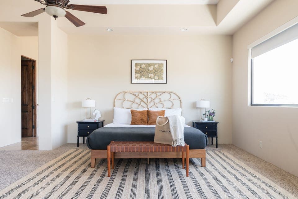 Primary Bedroom - King bed.