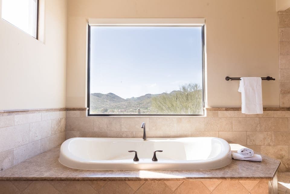 Relax in the tub.