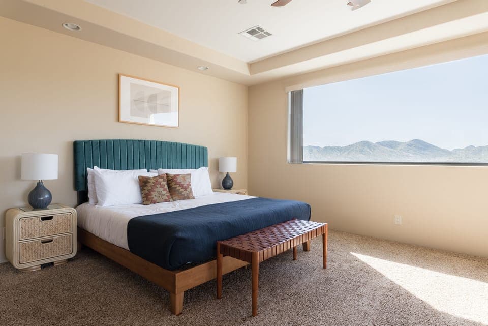 Bedroom 4 - King bed.